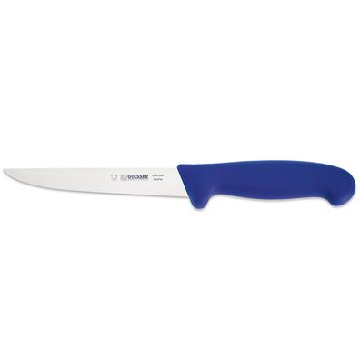 Giesser Ausbeinmesser 16 cm blau mit schmaler steifen Klinge Ausbeiner 3165 16 b