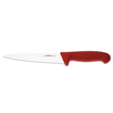 Giesser Stechmesser 18 cm rot mit steifer mittelspitzen Messerklinge 3085 18 r