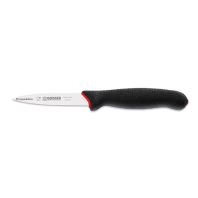 Giesser Gemüsemesser 10 cm schwarz Küchenmesser spitz zulaufende Klinge 21831510