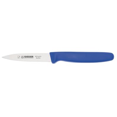 Giesser Schälmesser 8 cm blau Gemüsemesser spitze gestanzte Klinge 8315 sp 8,0 b