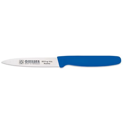 Giesser Schälmesser 10 cm blau Gemüsemesser spitze gestanzte Klinge 10315sp 10 b