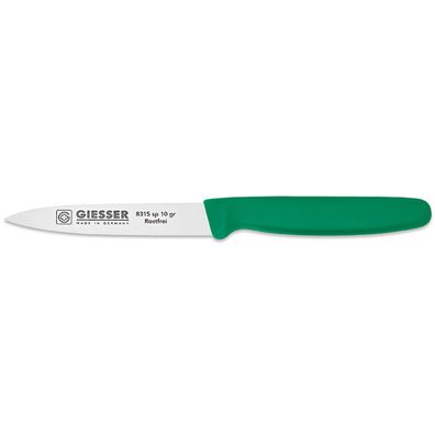 Giesser Schälmesser 10 cm grün Gemüsemesser spitze gestanzte Klinge 10315sp10 gr