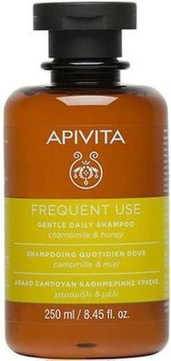 Apivita Frequent Use, Delikatny szampon do codziennego mycia wÅ?osÃ³w, 250 ml