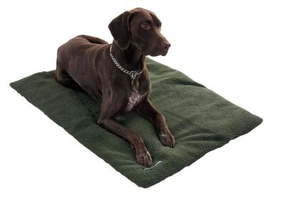 Farm-Land Hundedecke Hundebett PRO-THERMO Faserpelz 70x100 oliv