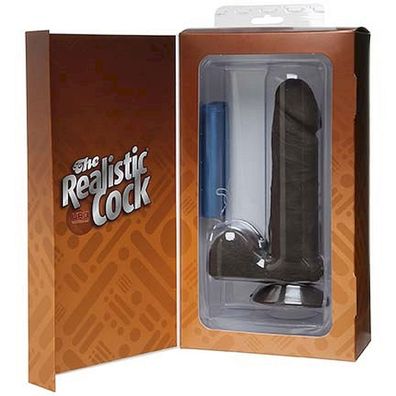 The Realistic Cock - UR3 - 15 cm. (6.00 inch) - Black