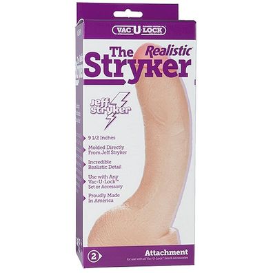 Vac-U-Lock - Jeff Stryker Realistic - 23 cm. (9.00 inch) - W