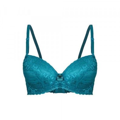 1/2St. Damen Sexy Spitze Gepolsterter Push -Up Bügel BH Cup B 80-100