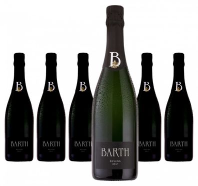 6 x VDP. Wein- & Sektgut Barth Riesling Sekt Brut B.A