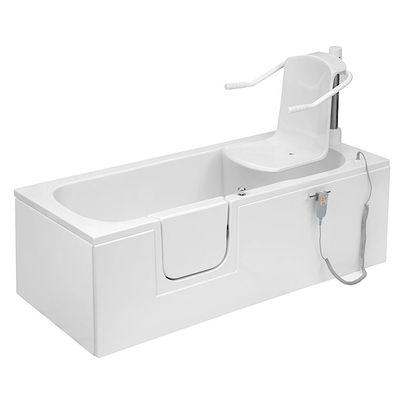 Badewannenlifter - Badewanne mit Tür 170 x 70 cm, seniorengerechte Rechteckwanne