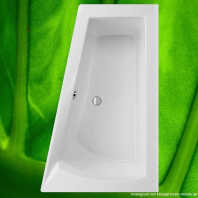 Badewanne 160x100 NERA - Acryl Asymetrisch R