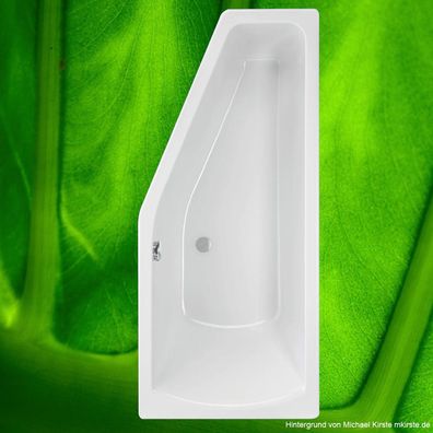 Badewanne 160x75 Harmony - Acryl Asymetrisch R