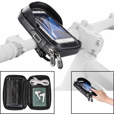 Hama Fahrrad-Halterung Lenker-Halter für Handy Smartphone Navi eBike eScooter