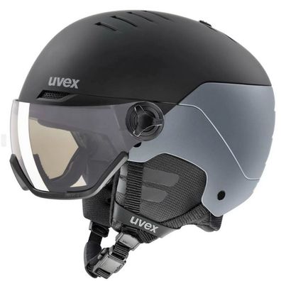 Uvex Wintersporthelm Wanted Visor Pro V black silver