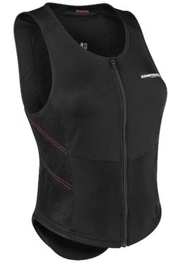 Komperdell Damen Rückenprotektor Super Eco Vest schwarz / pink