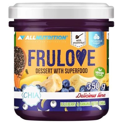 Frulove Dessert with Superfood, Blueberry & Banana with Chia - 350g