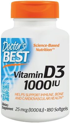 Best Vitamin D-3, 1000 IU - 180 softgels