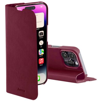 Hama Booklet Guard Klapp-Tasche Schutz-Hülle Case Cover für Apple iPhone 14 Pro