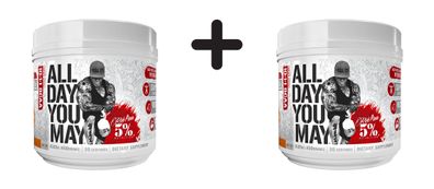 2 x 5% Nutrition - Rich Piana All Day You May (30 serv) Push Pop
