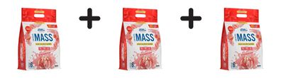 3 x Applied Nutrition Critical Mass Original (6000g) Strawberry