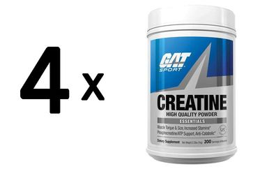 4 x Creatine Monohydrate - 1000g