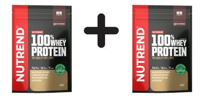 2 x 100% Whey Protein, Chocolate Brownies - 400g