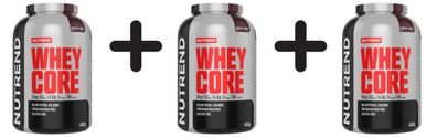 3 x Whey Core, Chocolate + Cocoa - 1800g