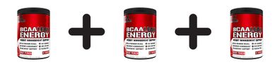 3 x EVL Nutrition BCAA Lean Energy (30 serv) Fruit Punch