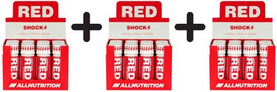 3 x Red Shock Shot - 12 x 80 ml