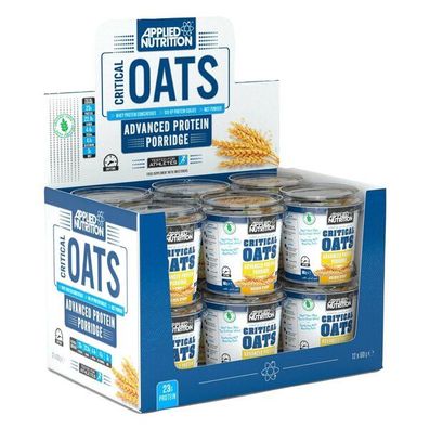 Critical Oats Protein Porridge, Golden Syrup - 12 x 60g