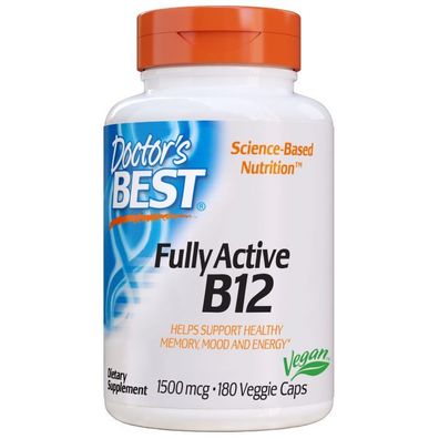 Fully Active B12, 1500mcg - 180 vcaps