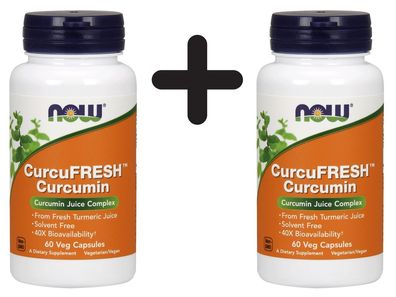 2 x CurcuFRESH Curcumin - 60 vcaps