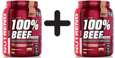 2 x 100% Beef Protein, Chocolate Hazelnut - 900g