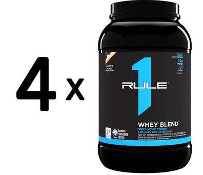 4 x R1 Whey Blend, Campfire S'mores - 905g