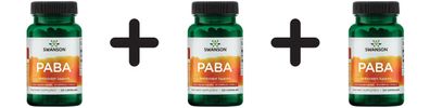 3 x PABA, 500mg - 120 caps