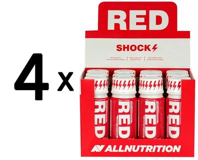 4 x Red Shock Shot - 12 x 80 ml