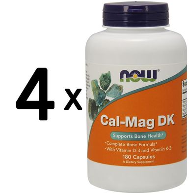 4 x Cal-Mag DK, with Vitamin D-3 and Vitamin K-2 - 180 caps