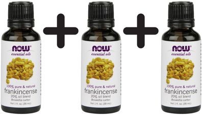 3 x Frankincense Oil, 20% Oil Blend - 30 ml