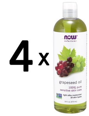 4 x Grapeseed Oil - 473 ml