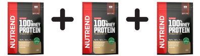 3 x 100% Whey Protein, Chocolate + Cocoa - 400g