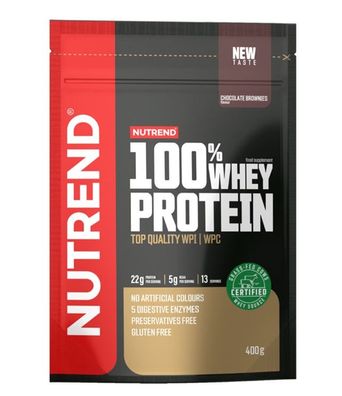 100% Whey Protein, Chocolate Brownies - 400g