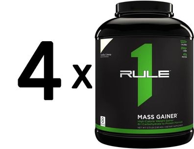 4 x Mass Gainer, Vanilla Creme - 2600g