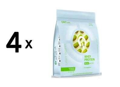 4 x QNT Light Digest Whey Protein (500g) Pistachio