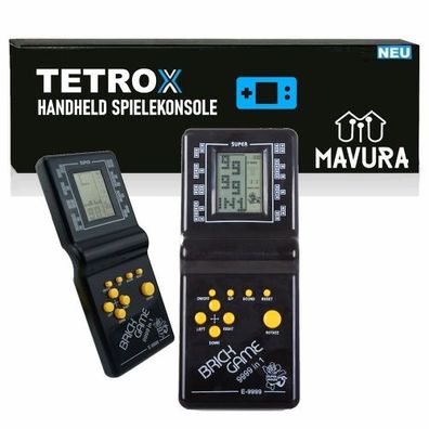 TETROX Retro Handheld Videospielkonsole Game eingebaute klassische Spiele