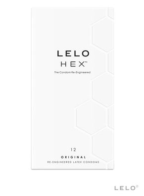 LELO HEX Condoms Original 12 PACK