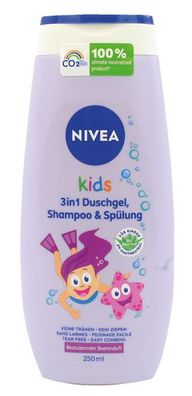 Nivea Kids 3in1 Dusch Shampoo Spülung Beerenduft Inhalt ca. 250ml