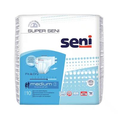 Super Seni Inkontinenzhosen, Größe XS-XL - 10 oder 30 Stück - M / 10 Stück | Packung