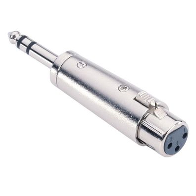 Adam Hall Connectors - Adapter 6,3 mm Klinke stereo M auf XLR F