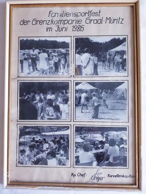 DDR Familiensportfest der Grenzkompanie Graal Müritz Juni 1986