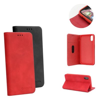 Flip Cover Tasche Handy Hülle Schutzhülle Standfunktion iPhone Samsung Huawei Xiaomi