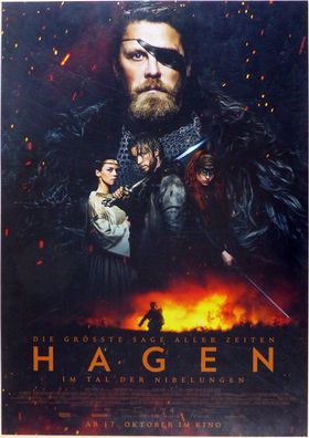 Hagen - Im Tal der Nibelungen - Original Kinoplakat A1 - Gijs Naber - Filmposter